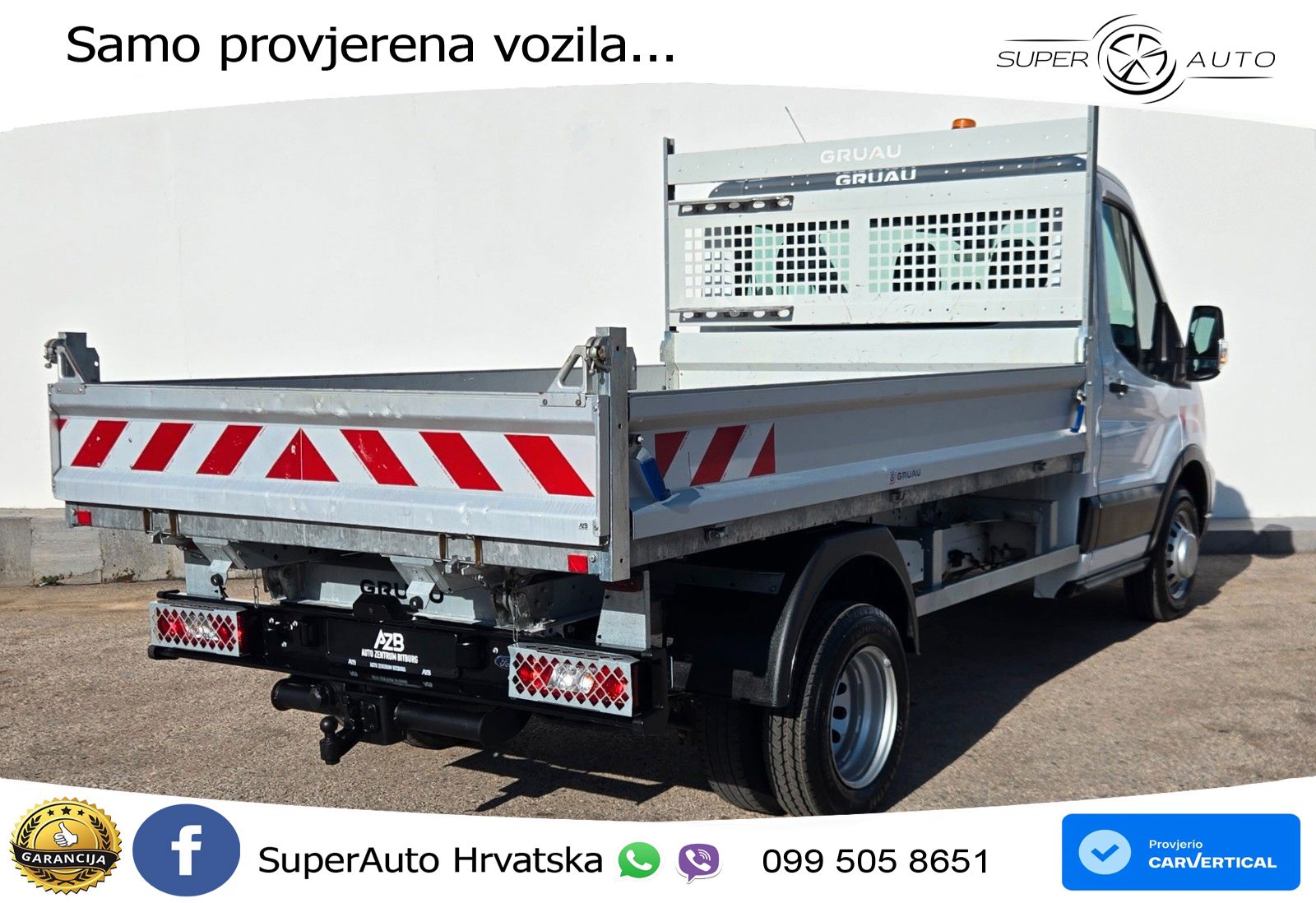 Ford Transit Kipper 470 Kamera/Zwillingsbereifung/AHK 170 KS