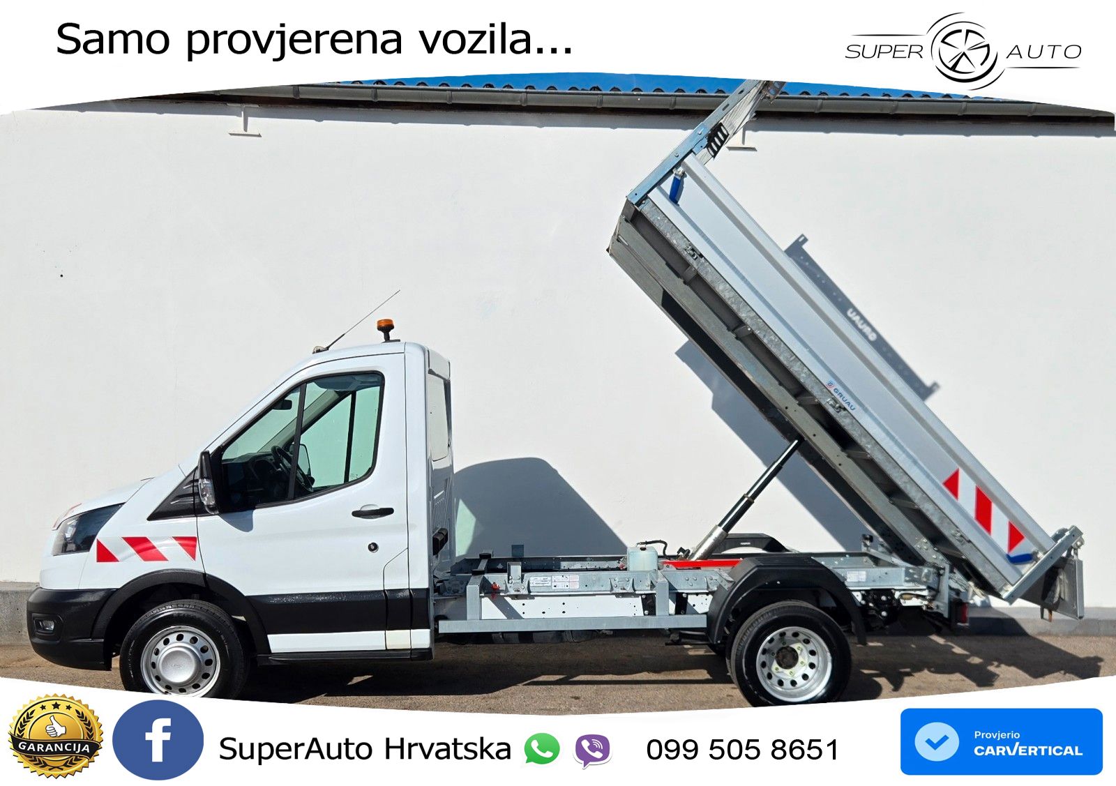 Ford Transit Kipper 470 Kamera/Zwillingsbereifung/AHK 170 KS