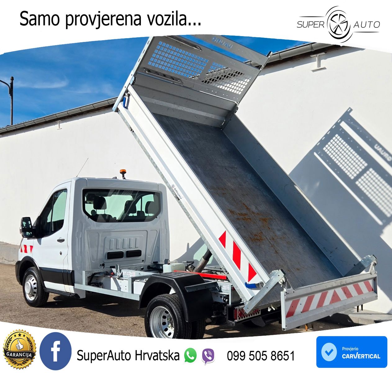 Ford Transit Kipper 470 Kamera/Zwillingsbereifung/AHK 170 KS