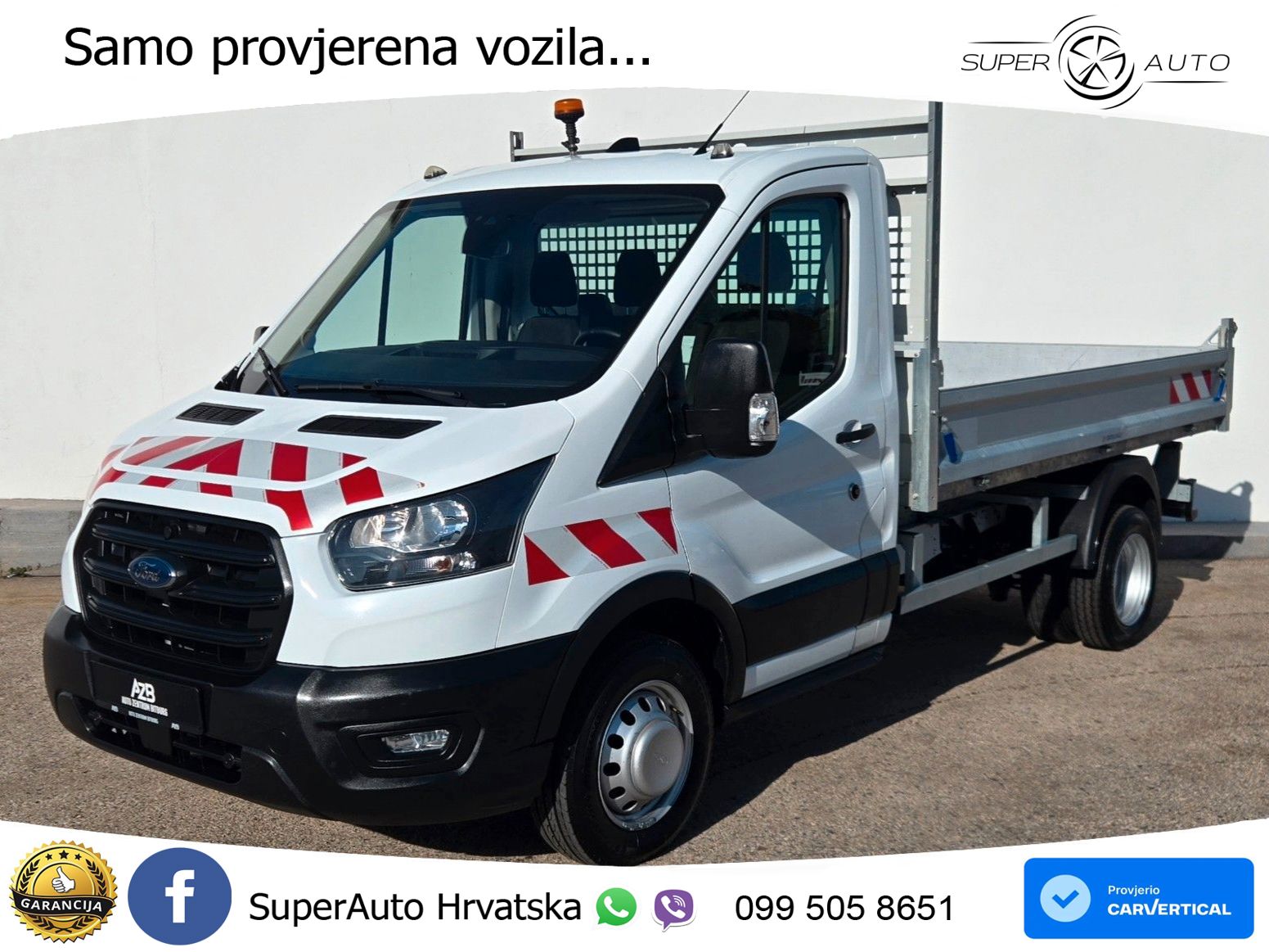 Ford Transit Kipper 470 Kamera/Zwillingsbereifung/AHK 170 KS