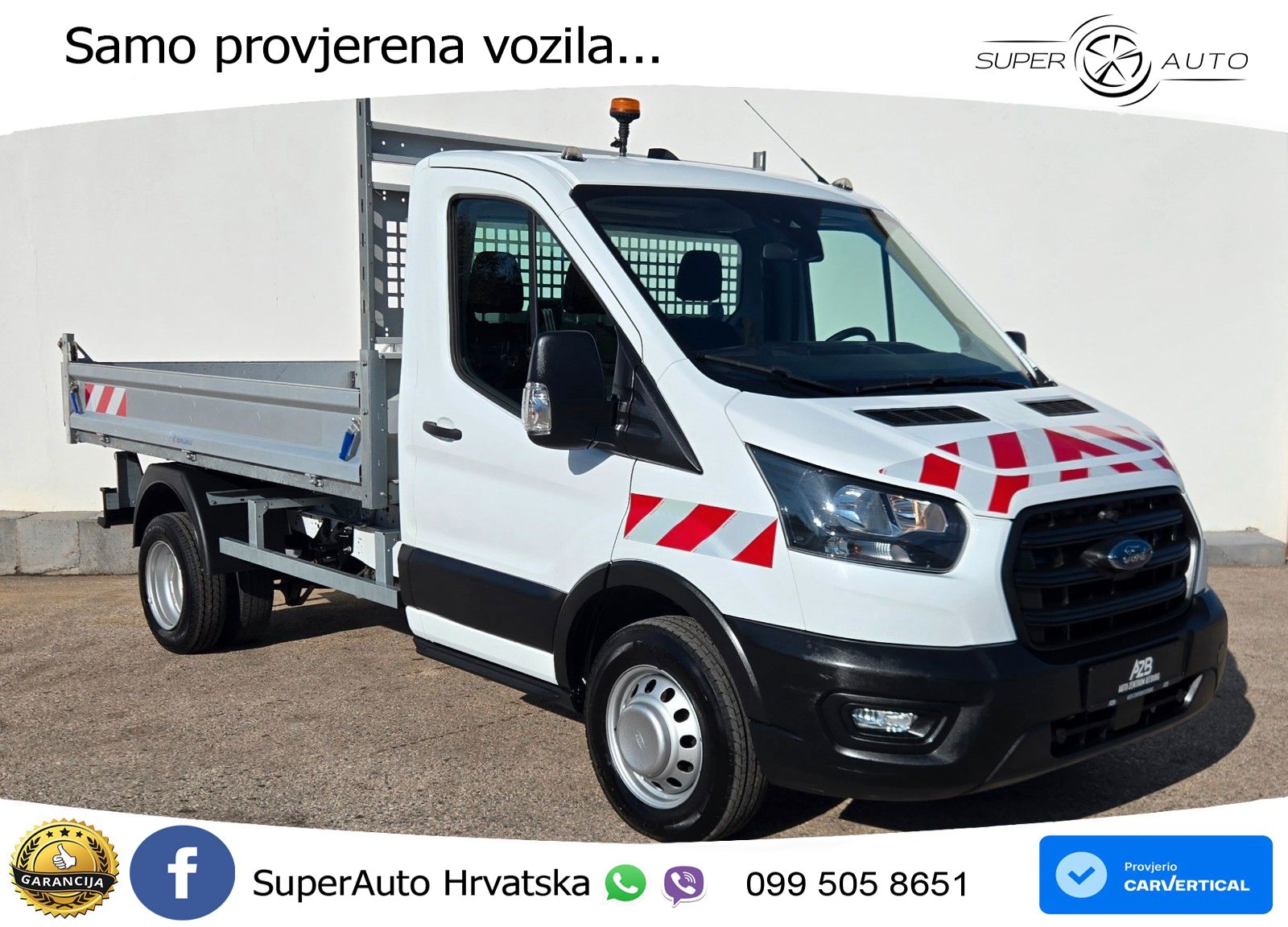 Ford Transit Kipper 470 Kamera/Zwillingsbereifung/AHK 170 KS