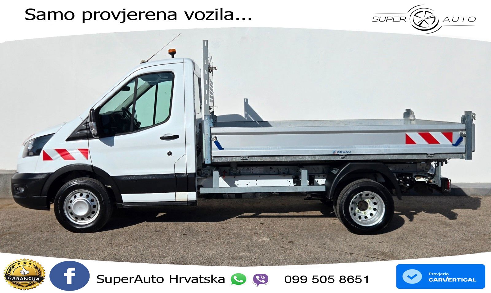 Ford Transit Kipper 470 Kamera/Zwillingsbereifung/AHK 170 KS