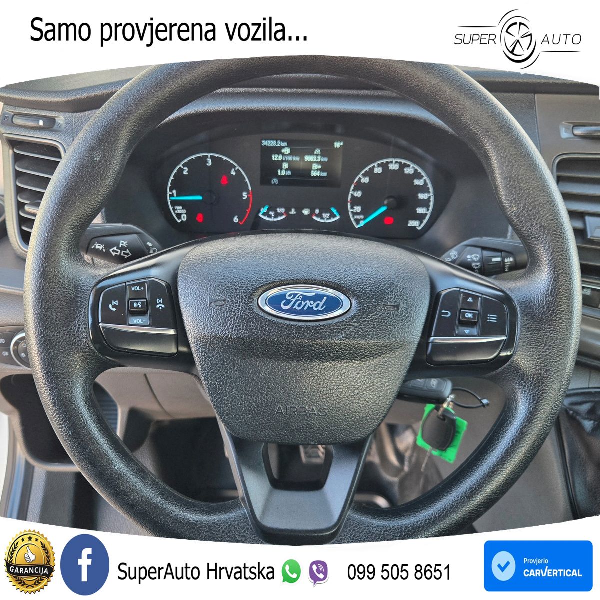Ford Transit Kipper 470 Kamera/Zwillingsbereifung/AHK 170 KS