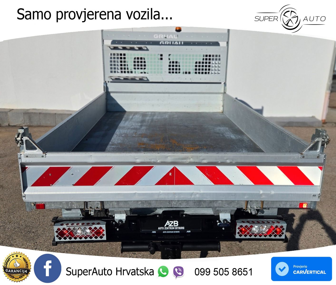 Ford Transit Kipper 470 Kamera/Zwillingsbereifung/AHK 170 KS