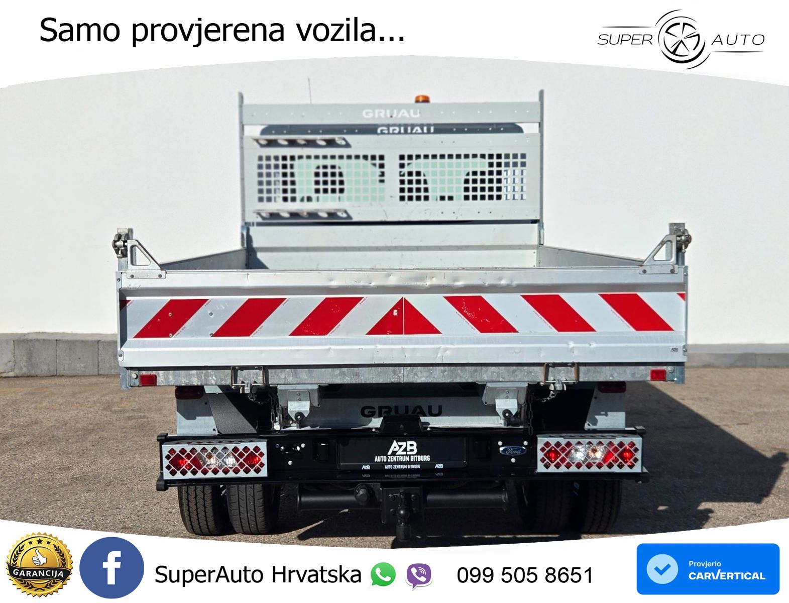 Ford Transit Kipper 470 Kamera/Zwillingsbereifung/AHK 170 KS