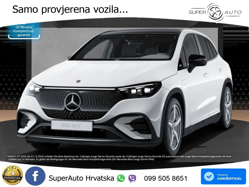 Mercedes EQE SUV 350 98 kWh (292 KS) 4MATIC AMG ACC+HEAD+4xGR SJED+360+PANO