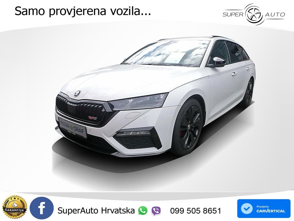Škoda Octavia Combi RS 2.0 TDI (200 KS) 4x4 DSG LED+GR SJED+ACC