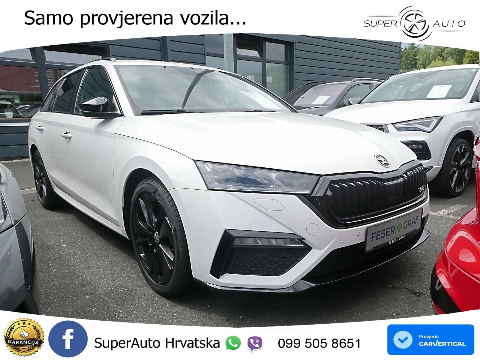 Škoda Octavia Combi RS 2.0 TDI (200 KS) 4x4 DSG LED+GR SJED+ACC