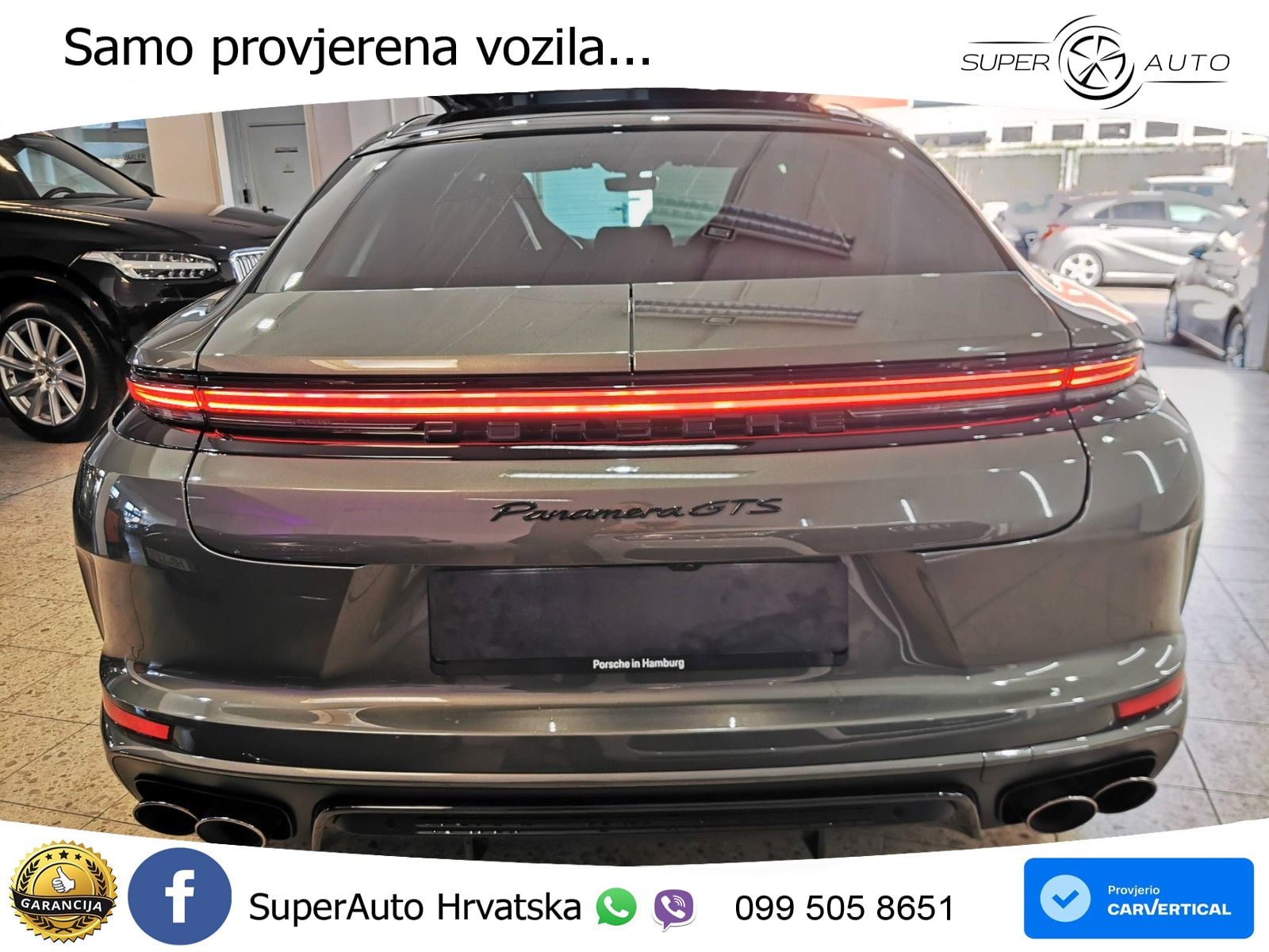 Porsche Panamera GTS 4.0 V8 (500 KS) PDK ACC+HEAD+4xGR SJED+360+PANO