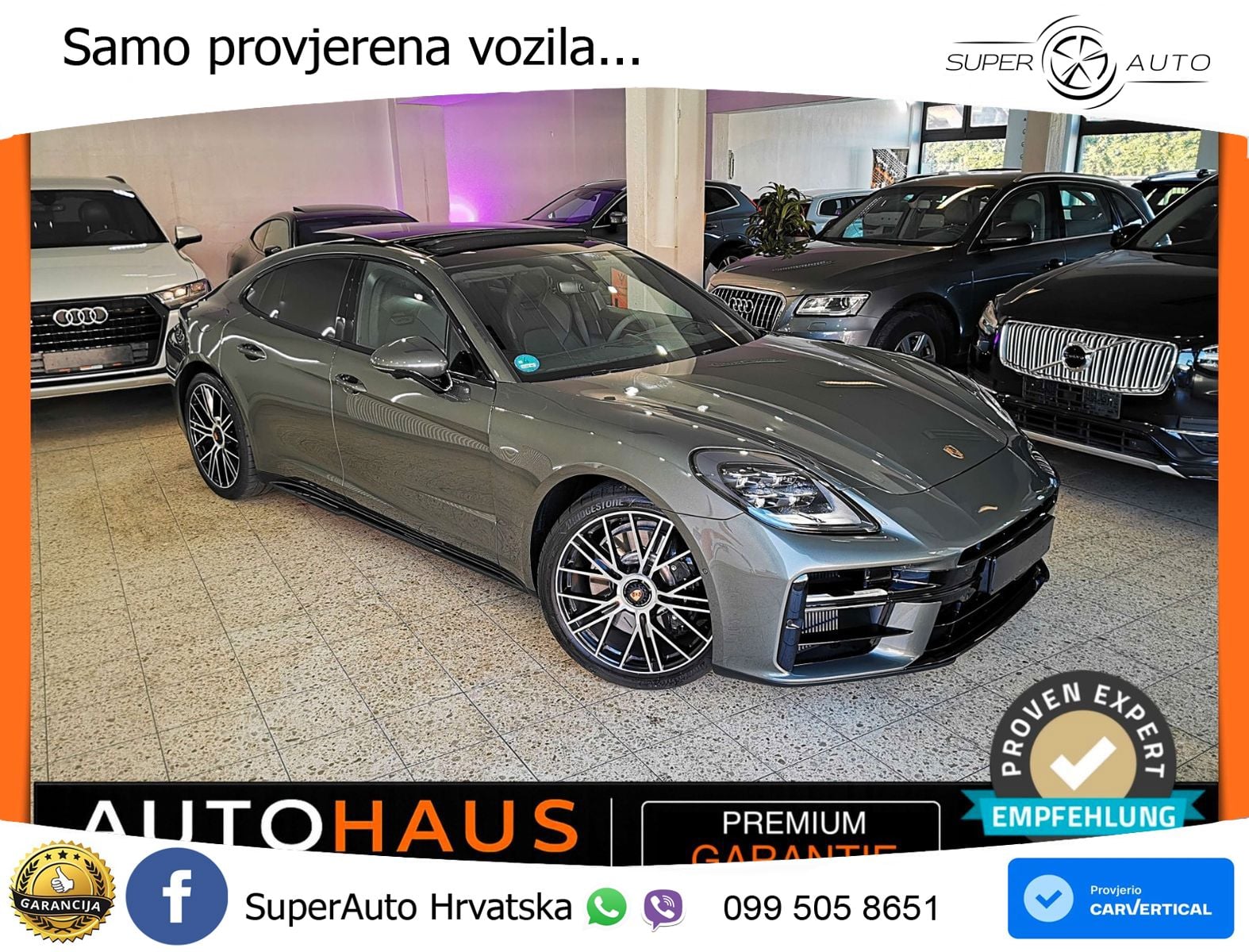 Porsche Panamera GTS 4.0 V8 (500 KS) PDK ACC+HEAD+4xGR SJED+360+PANO