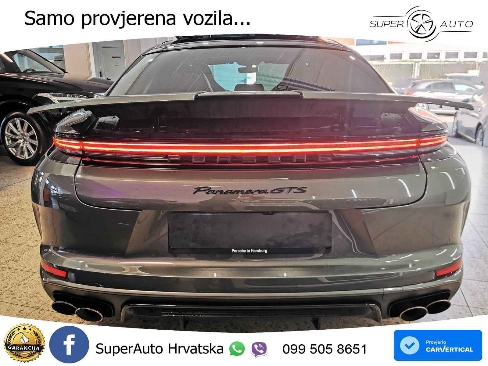Porsche Panamera GTS 4.0 V8 (500 KS) PDK ACC+HEAD+4xGR SJED+360+PANO