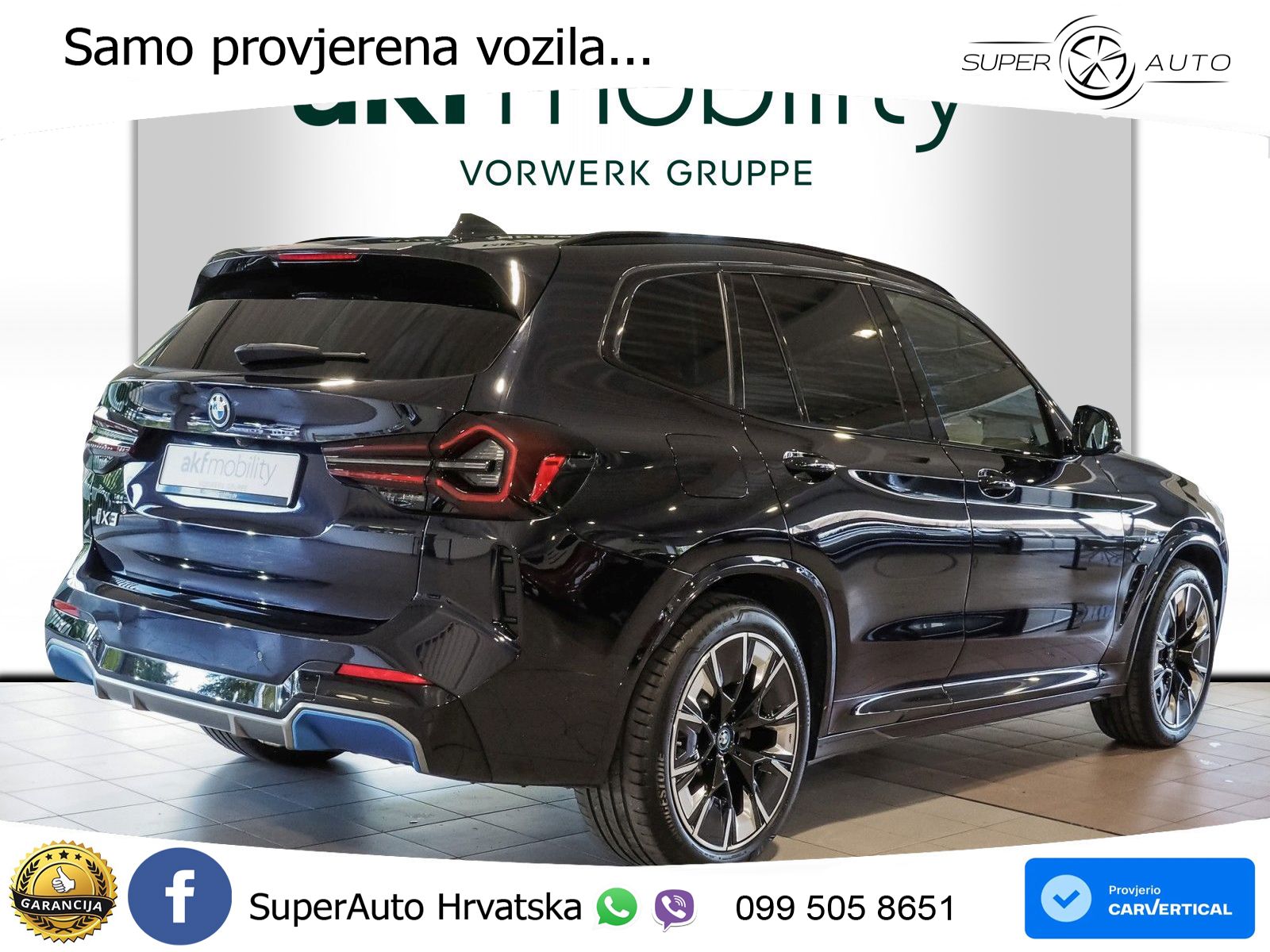 BMW iX3 80 kWh (286 KS) M Sport
