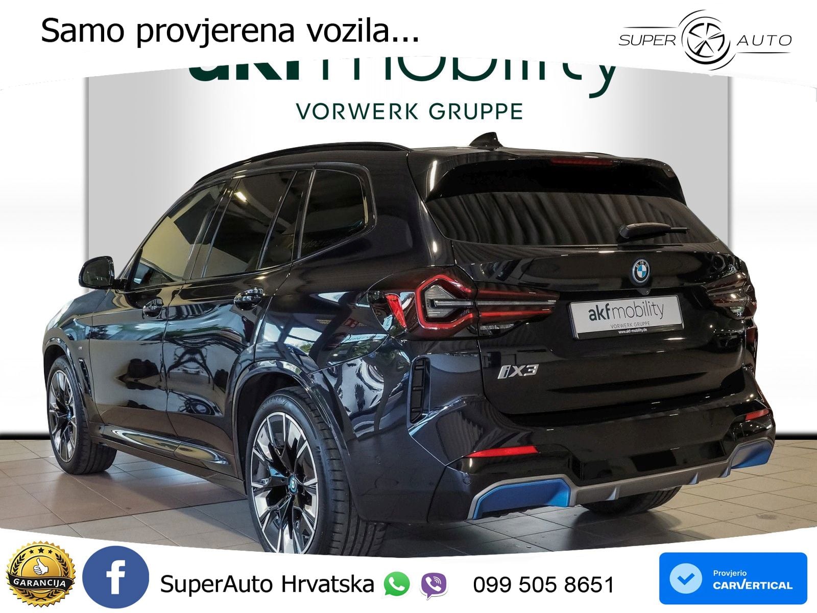 BMW iX3 80 kWh (286 KS) M Sport