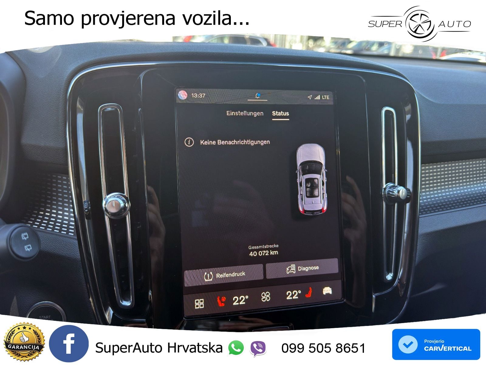 Volvo XC40 2.0 B3 163 KS Automatic LED+GR SJED+ACC