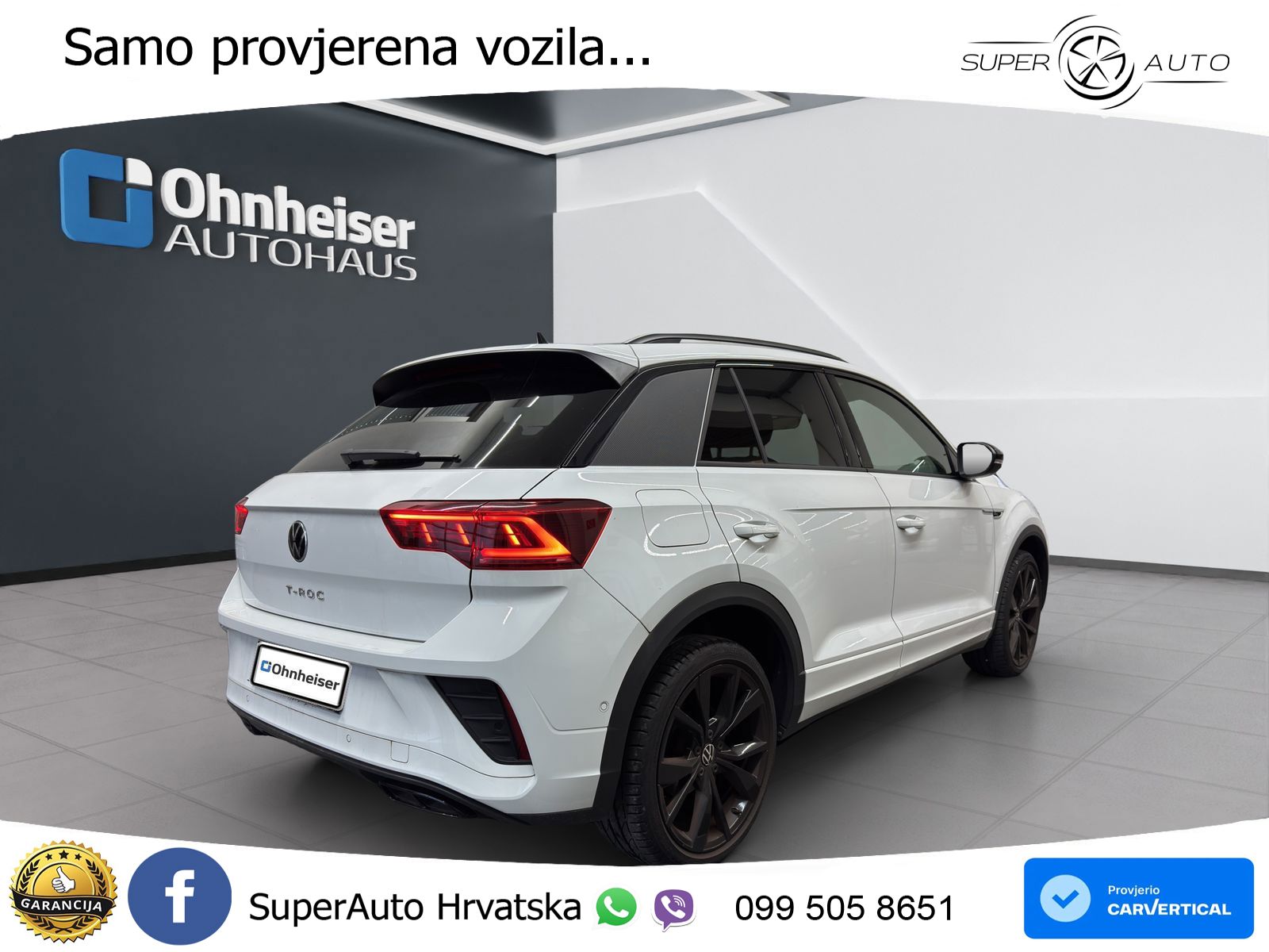 Volkswagen T-Roc 1.5 TSI (150 KS) DSG R-Line MATRIX+GR SJED+KAM