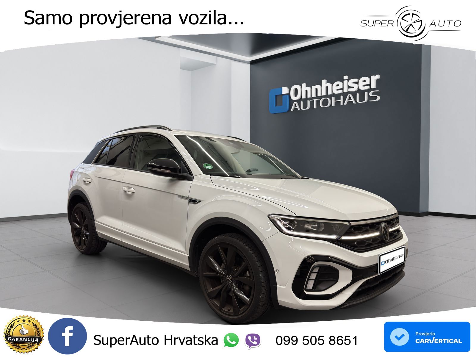 Volkswagen T-Roc 1.5 TSI (150 KS) DSG R-Line MATRIX+GR SJED+KAM