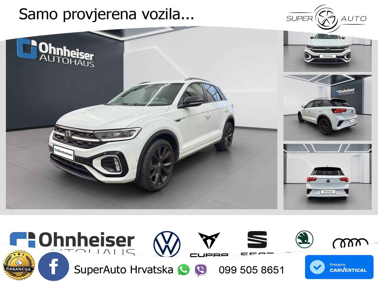 Volkswagen T-Roc 1.5 TSI (150 KS) DSG R-Line MATRIX+GR SJED+KAM