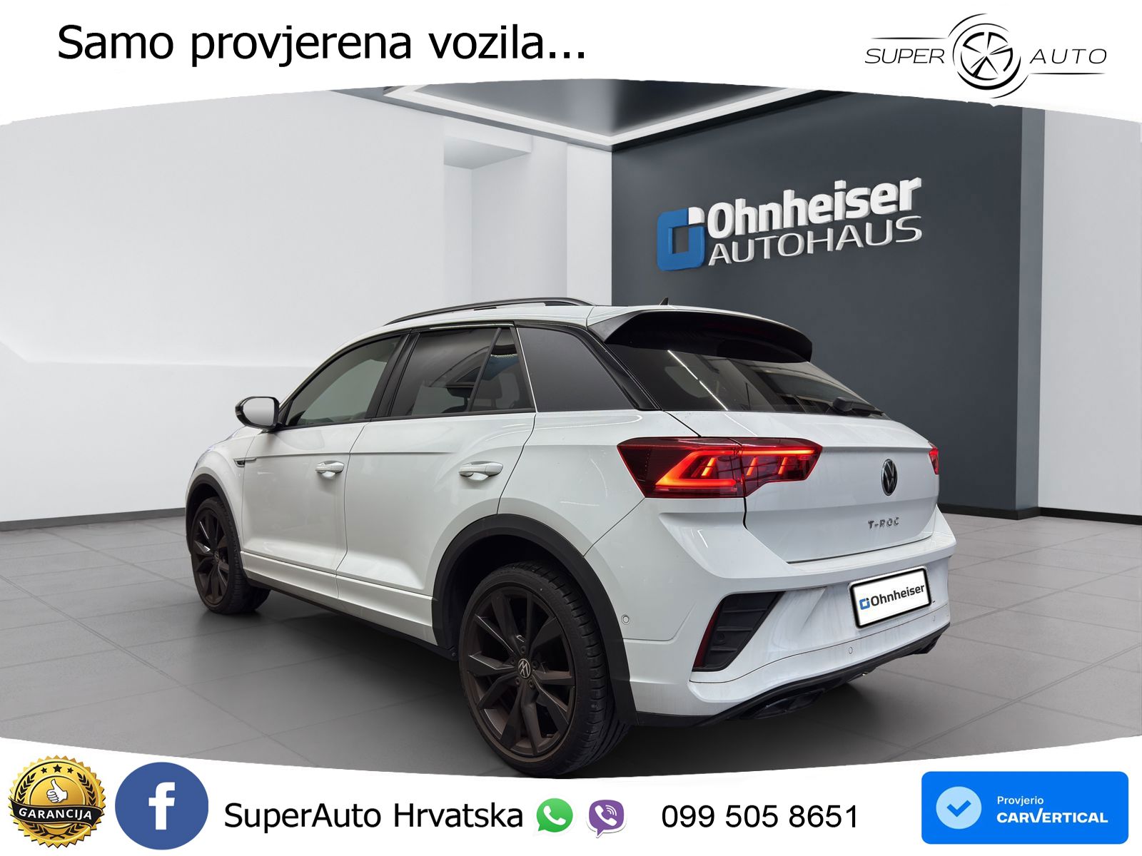 Volkswagen T-Roc 1.5 TSI (150 KS) DSG R-Line MATRIX+GR SJED+KAM