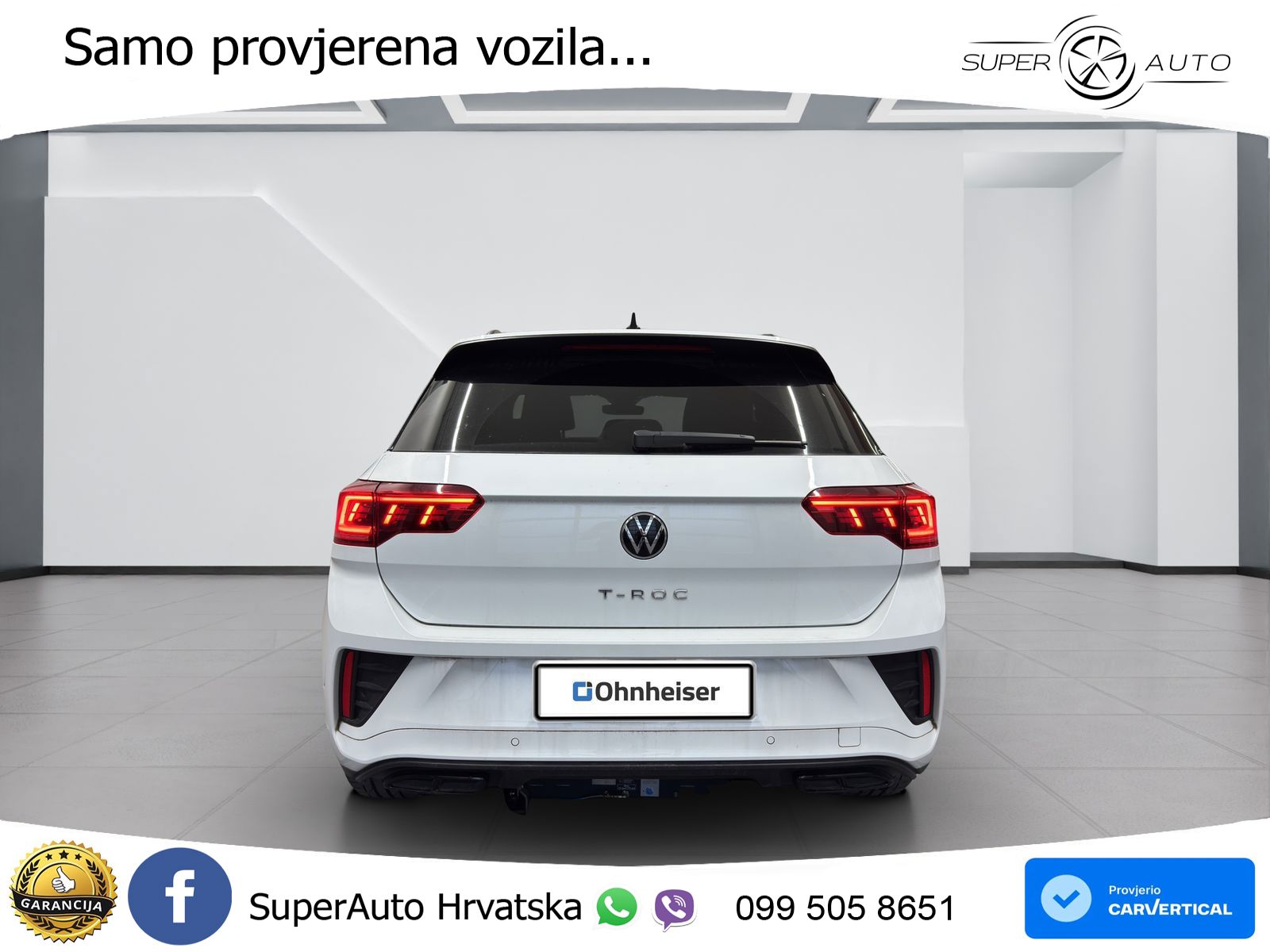 Volkswagen T-Roc 1.5 TSI (150 KS) DSG R-Line MATRIX+GR SJED+KAM