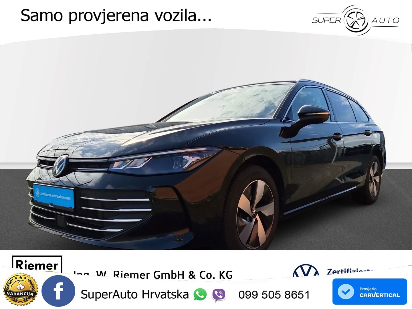Volkswagen Passat Variant 1.5 eTSI (150 KS) DSG Business LED+GR SJED+ACC