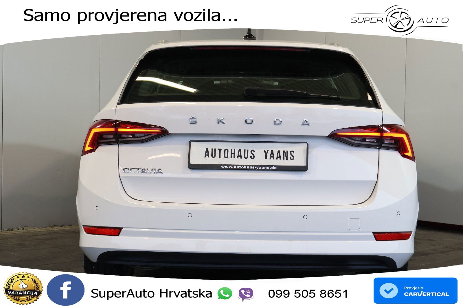 Škoda Octavia Combi 2.0 TDI (150 KS) DSG LED+GR SJED+ACC