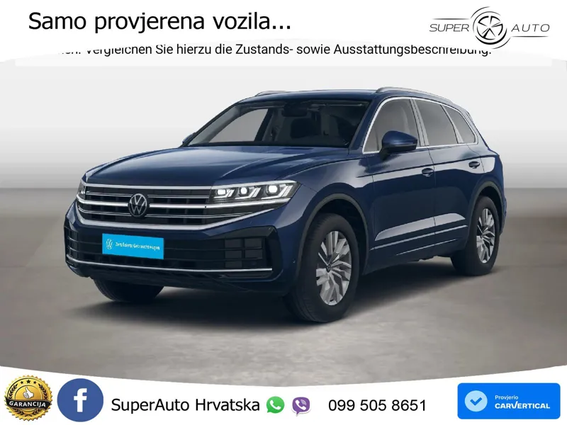 Volkswagen Touareg 3.0 V6 TDI (231 KS) 4MOTION Tiptronic ZRAČNI+ACC+GR SJED+KAM