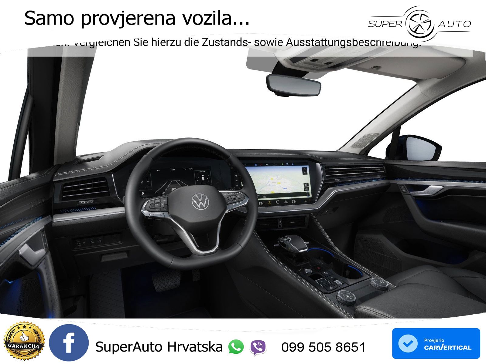 Volkswagen Touareg 3.0 V6 TDI (231 KS) 4MOTION Tiptronic ZRAČNI+ACC+GR SJED+KAM