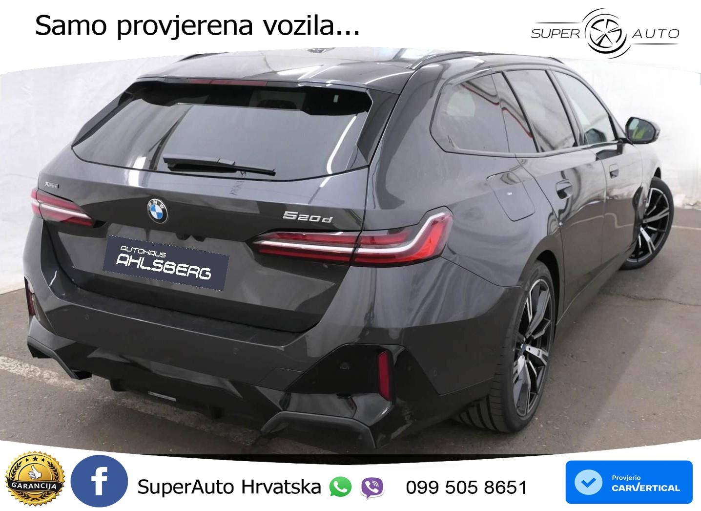 BMW 520d Touring (197 KS) xDrive Steptronic M Sport LED+GR SJED+ACC
