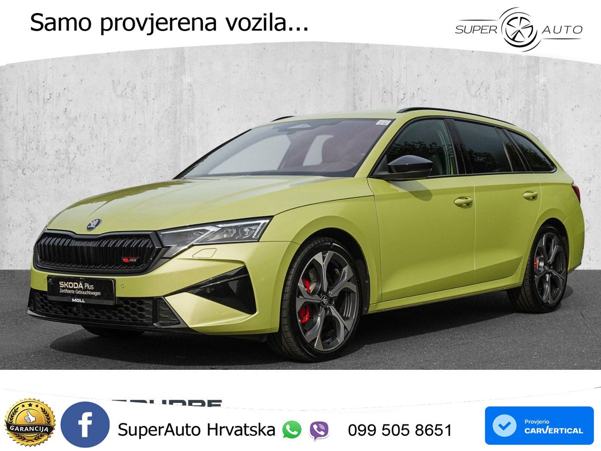 Škoda Octavia Combi RS 2.0 TSI (265 KS) DSG LED+GR SJED+ACC