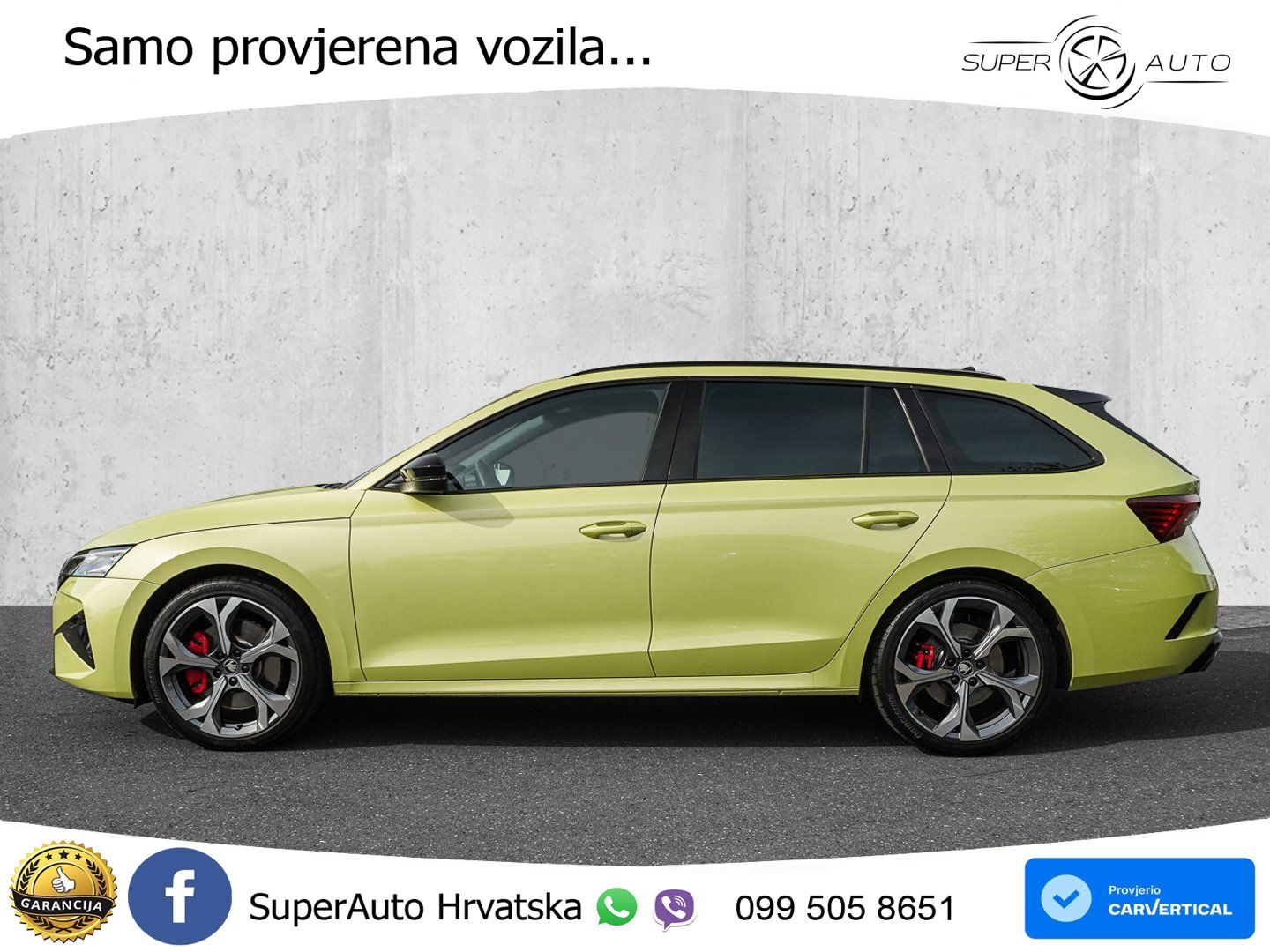 Škoda Octavia Combi RS 2.0 TSI (265 KS) DSG LED+GR SJED+ACC