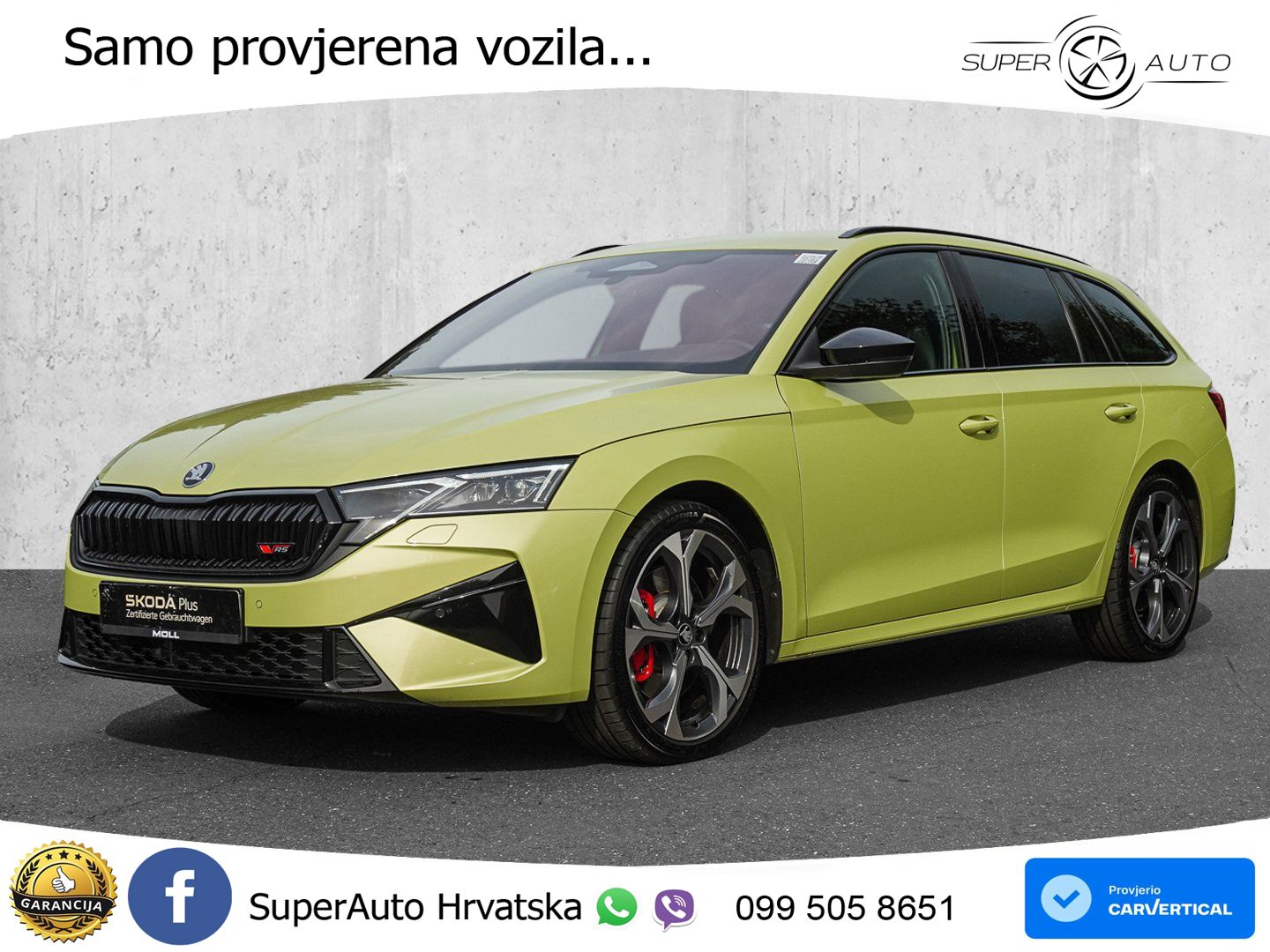 Škoda Octavia Combi RS 2.0 TSI (265 KS) DSG LED+GR SJED+ACC