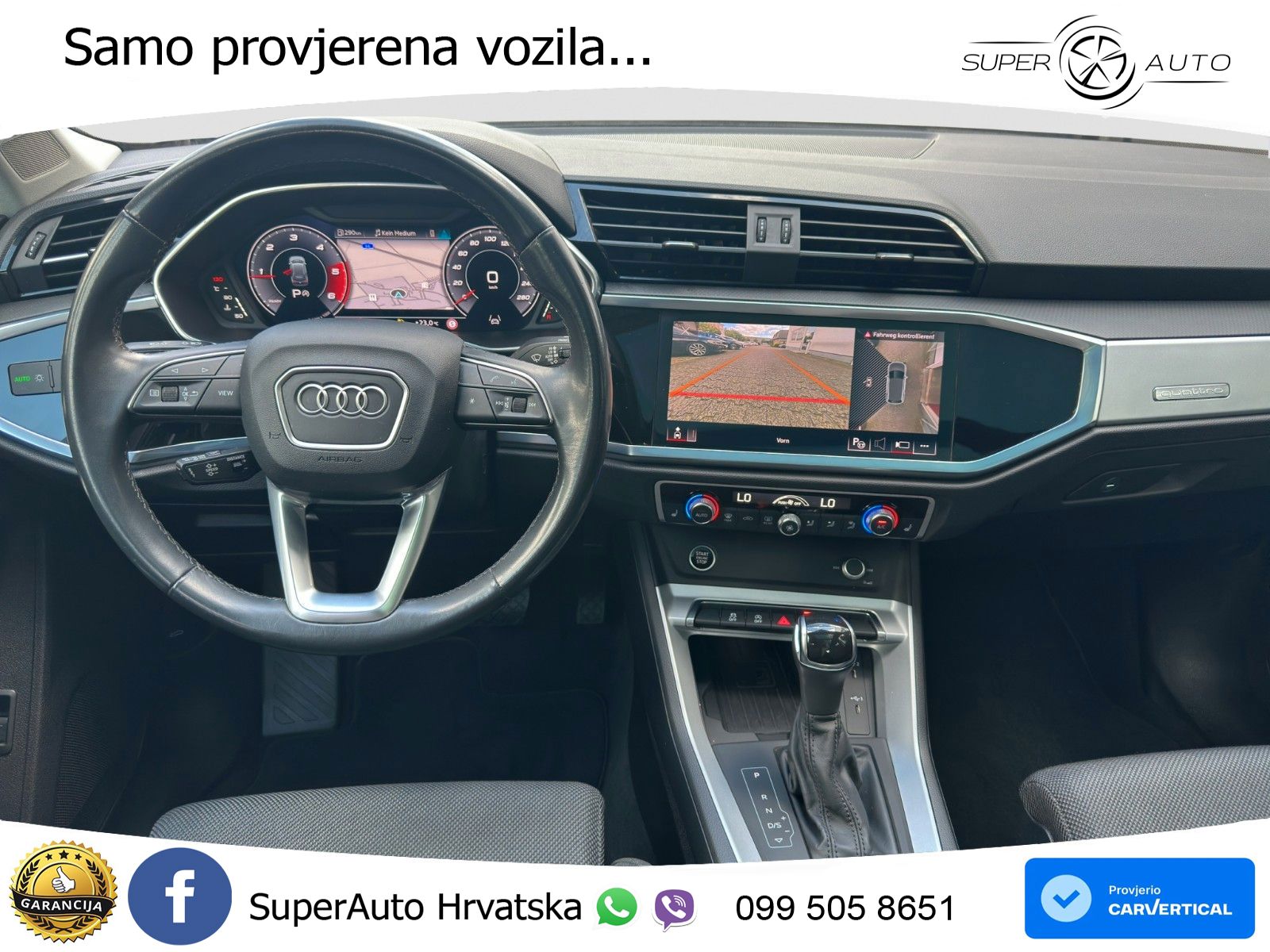 Audi Q3 40 TDI (200 KS) quattro S tronic ACC+GR SJED+360+PANO