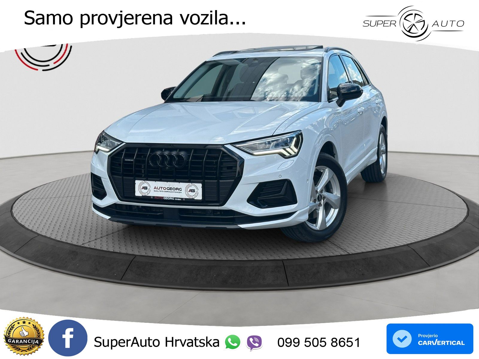 Audi Q3 40 TDI (200 KS) quattro S tronic ACC+GR SJED+360+PANO