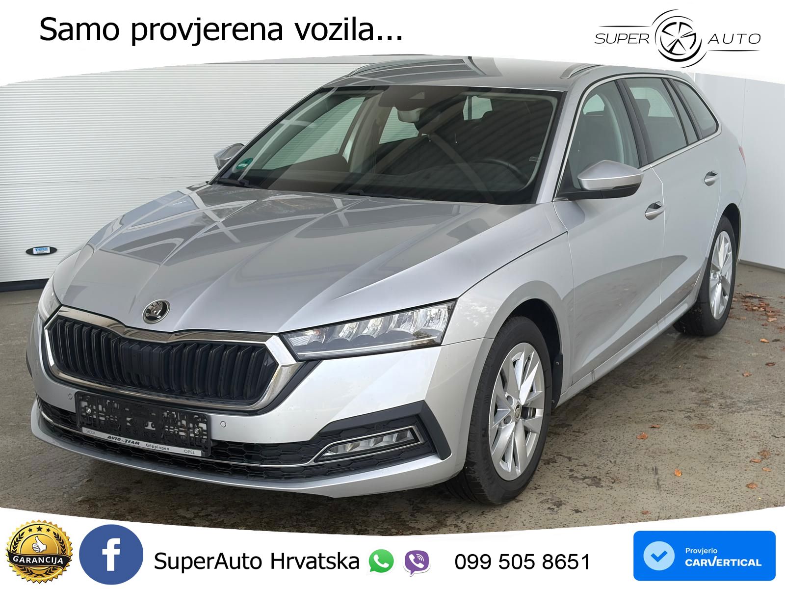 Škoda Octavia Combi 2.0 TDI (150 KS) DSG LED+GR SJED+ACC
