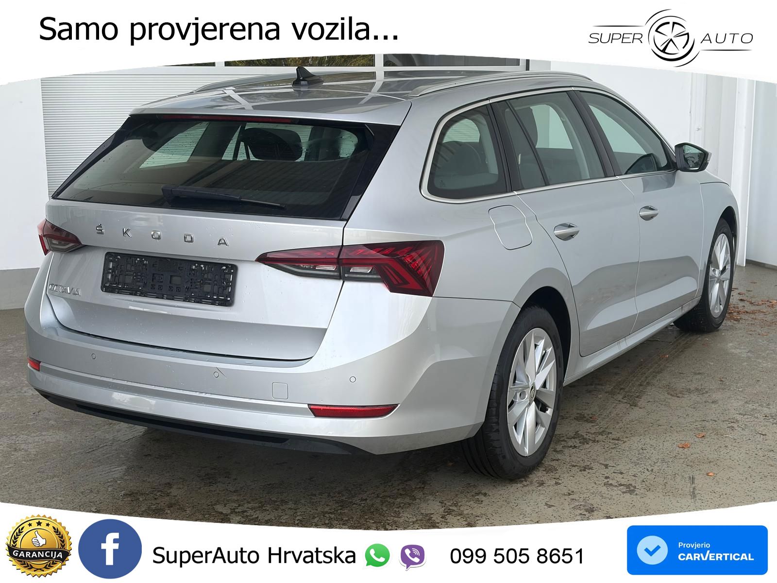Škoda Octavia Combi 2.0 TDI (150 KS) DSG LED+GR SJED+ACC