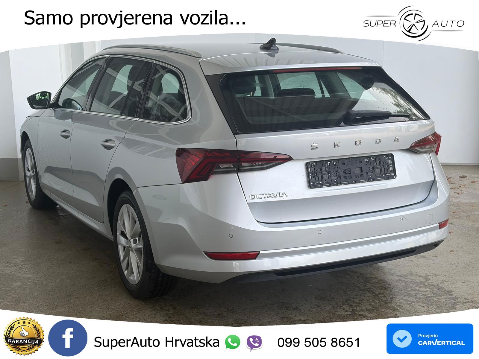 Škoda Octavia Combi 2.0 TDI (150 KS) DSG LED+GR SJED+ACC