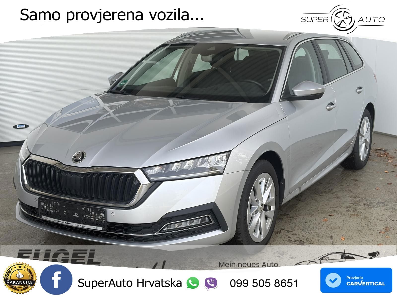Škoda Octavia Combi 2.0 TDI (150 KS) DSG LED+GR SJED+ACC