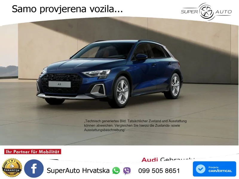 Audi A3 allstreet 35 TFSI (150 KS) LED+GR SJED+ACC