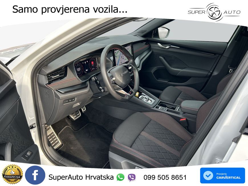 Škoda Octavia Combi RS 2.0 TSI (265 KS) DSG LED+GR SJED+ACC