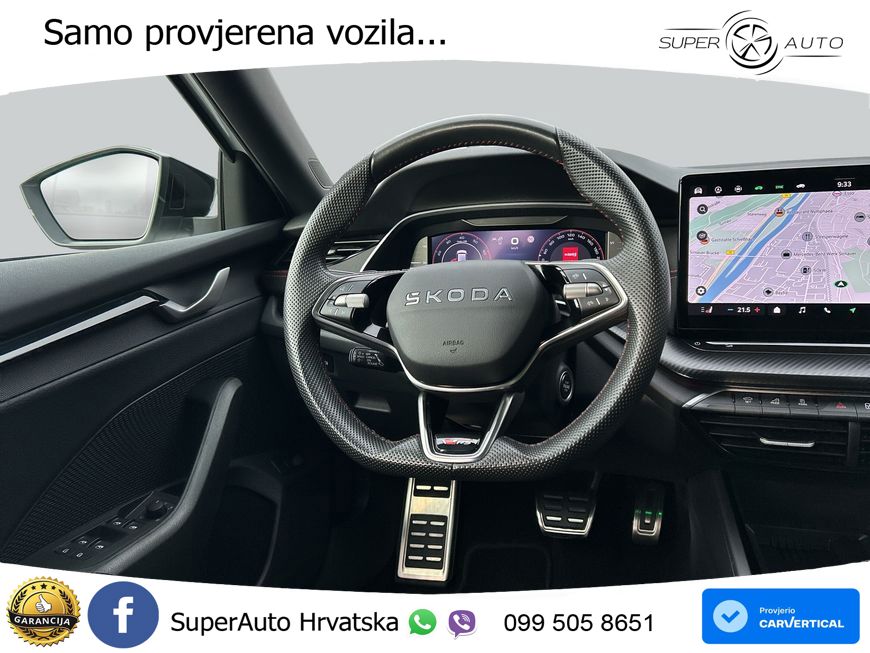 Škoda Octavia Combi RS 2.0 TSI (265 KS) DSG LED+GR SJED+ACC