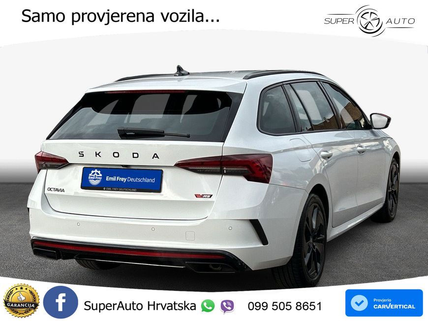 Škoda Octavia Combi RS 2.0 TSI (265 KS) DSG LED+GR SJED+ACC