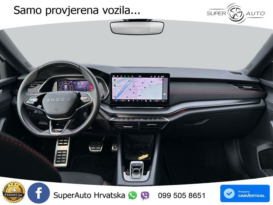 Škoda Octavia Combi RS 2.0 TSI (265 KS) DSG LED+GR SJED+ACC