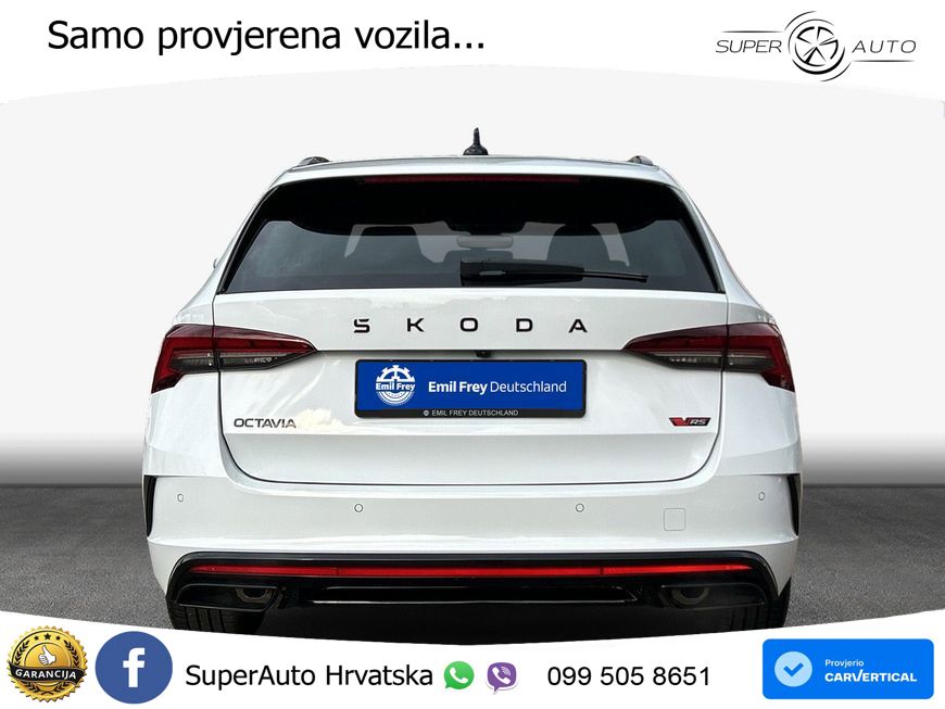 Škoda Octavia Combi RS 2.0 TSI (265 KS) DSG LED+GR SJED+ACC
