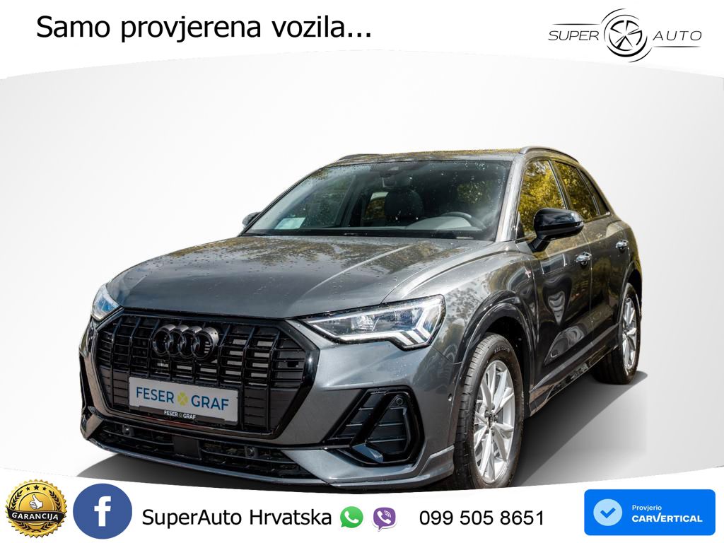 Audi Q3 35 TFSI (150 KS) S tronic S line LED+GR SJED+ACC