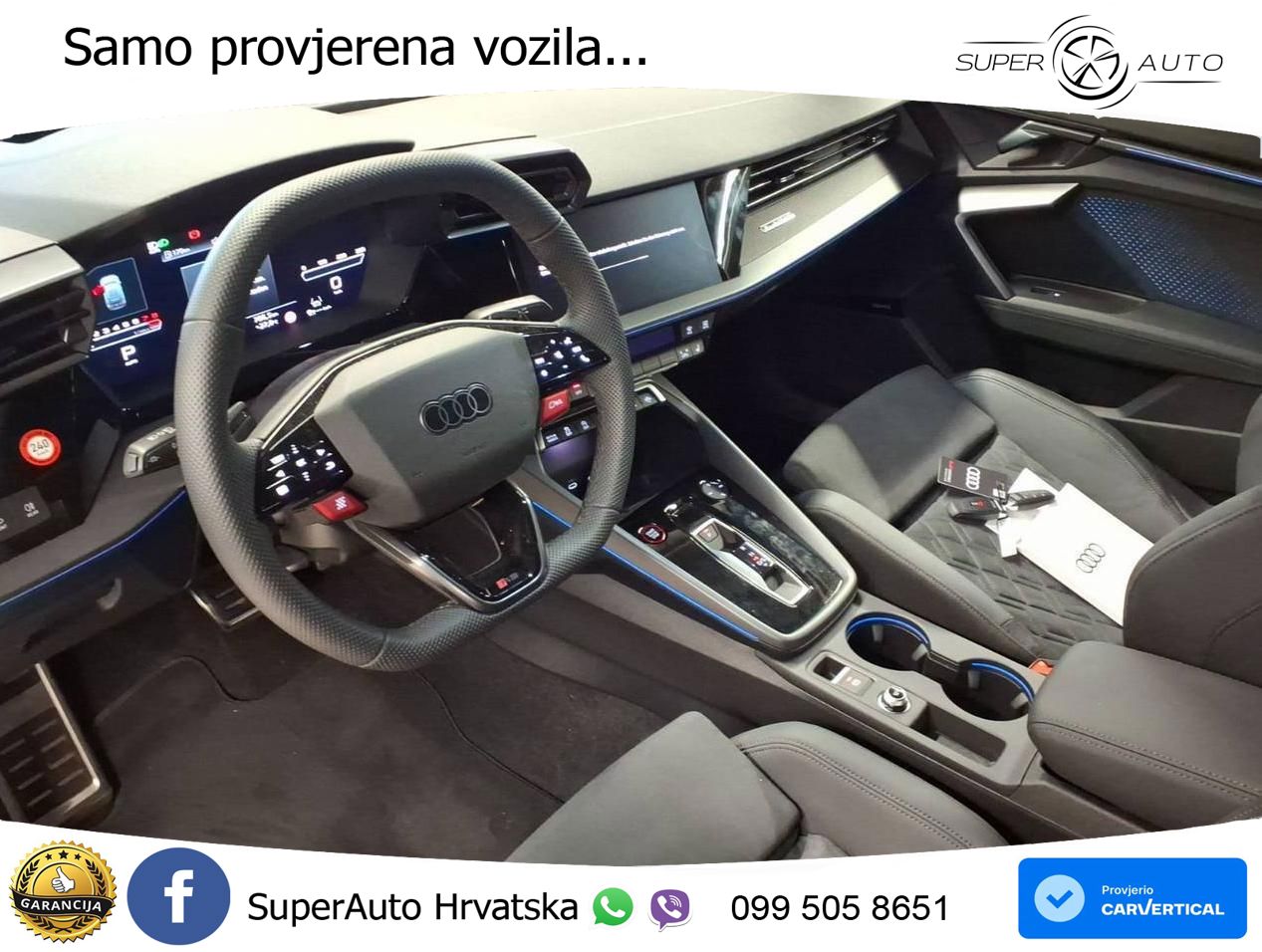 Audi RS3 Sedan 2.5 TFSI (400 KS) quattro S tronic LED+GR SJED+ACC