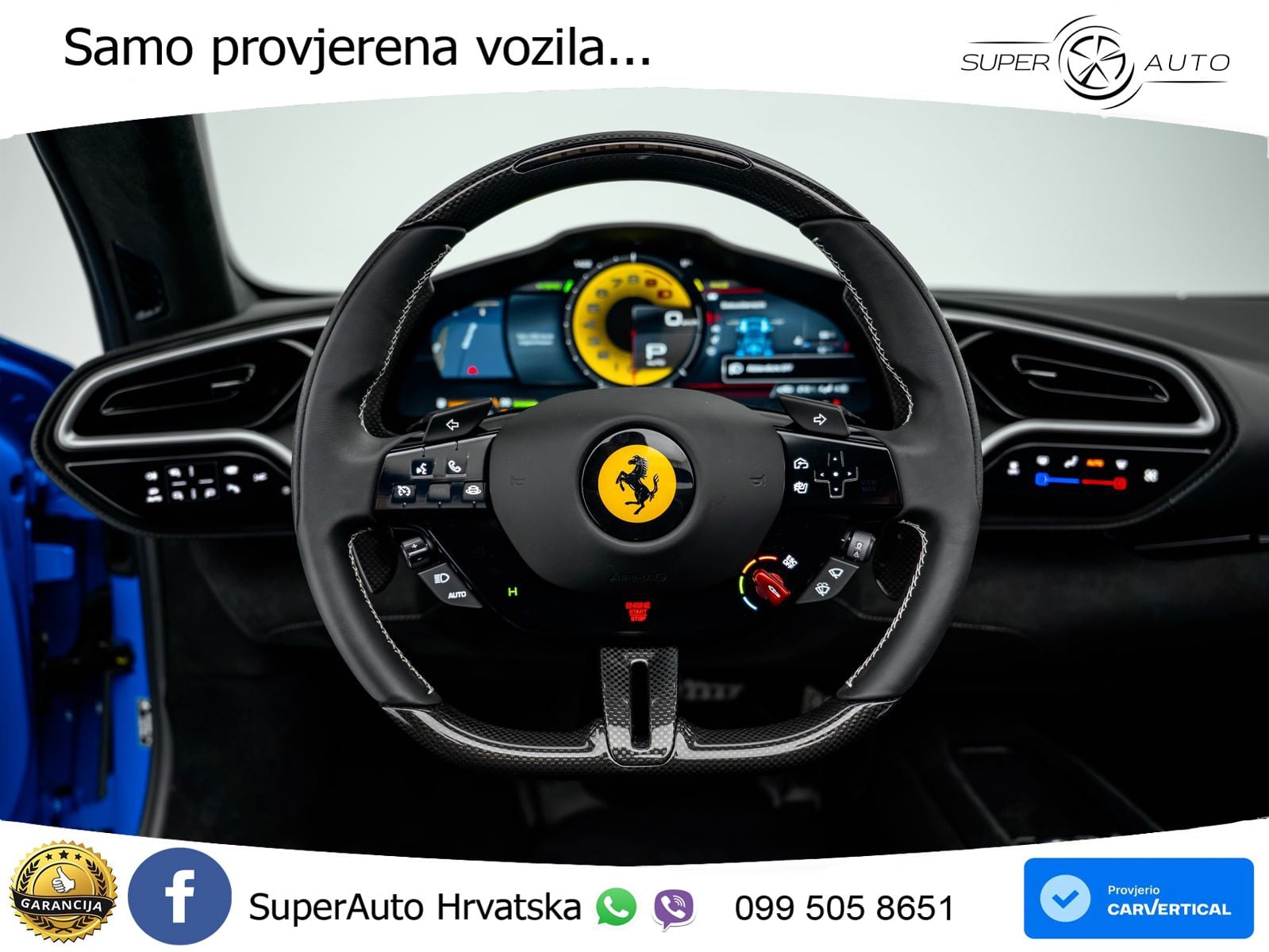 Ferrari 296 GTS 3.0 V6 (830 KS) F1 DCT LED+ACC