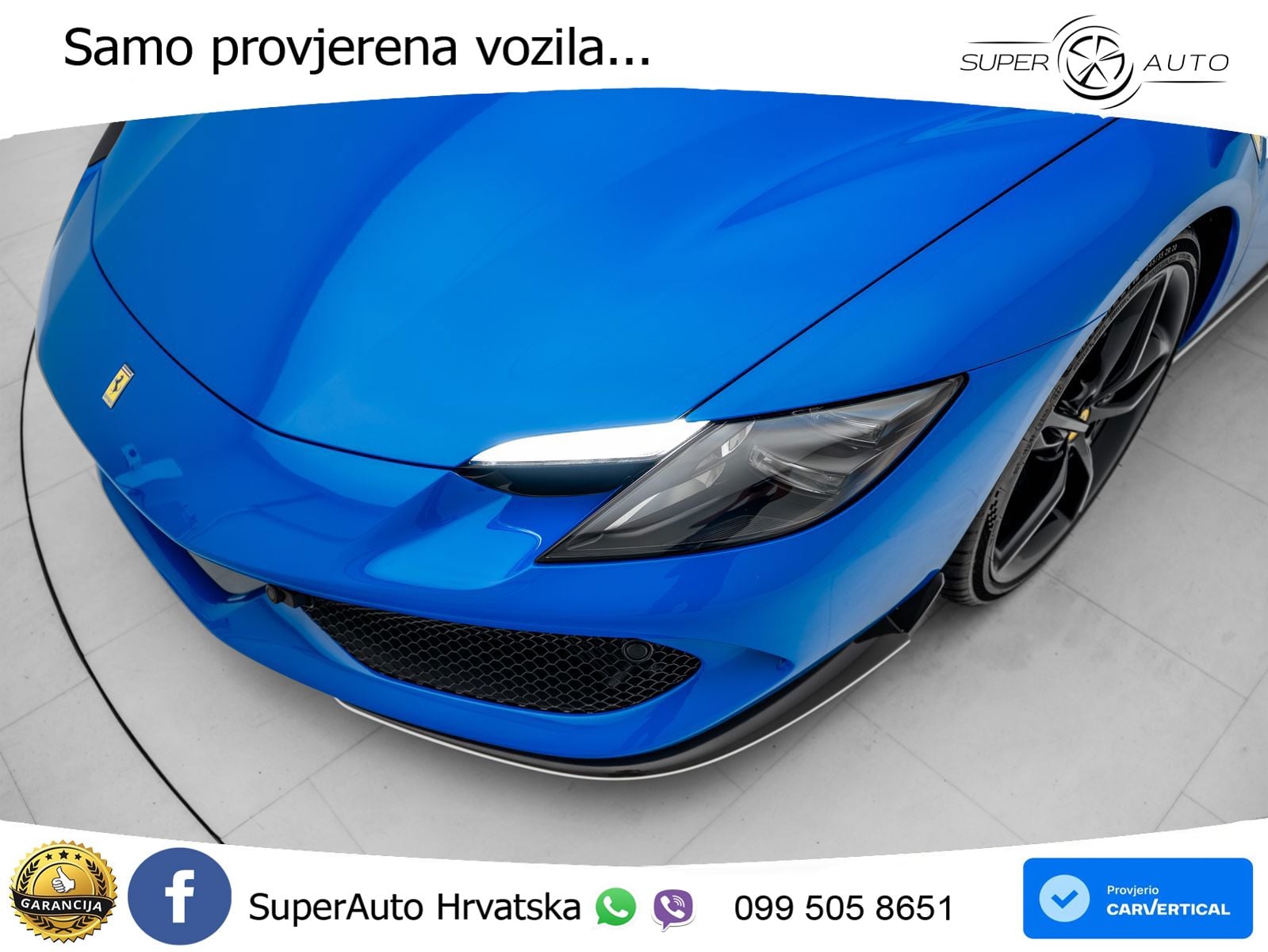 Ferrari 296 GTS 3.0 V6 (830 KS) F1 DCT LED+ACC