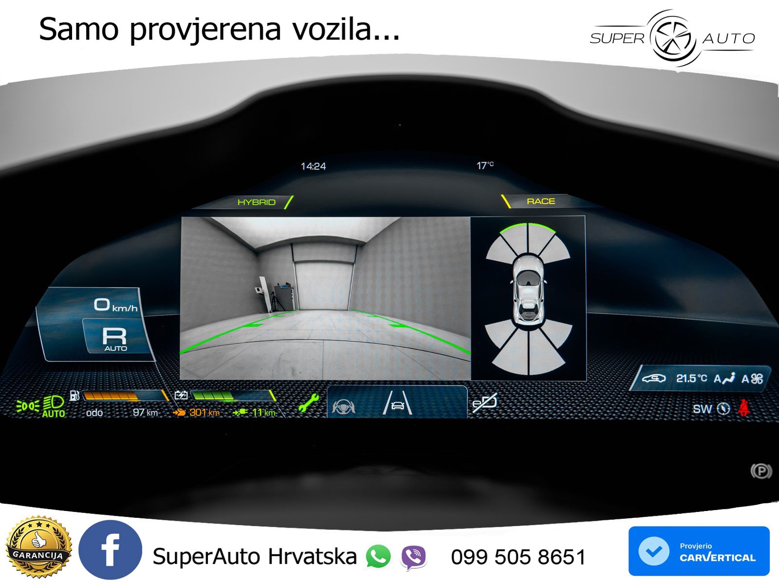 Ferrari 296 GTS 3.0 V6 (830 KS) F1 DCT LED+ACC