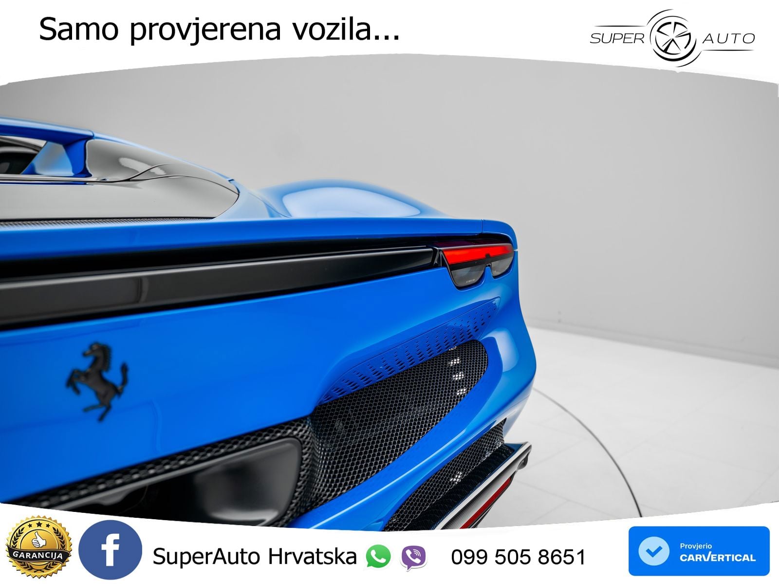 Ferrari 296 GTS 3.0 V6 (830 KS) F1 DCT LED+ACC