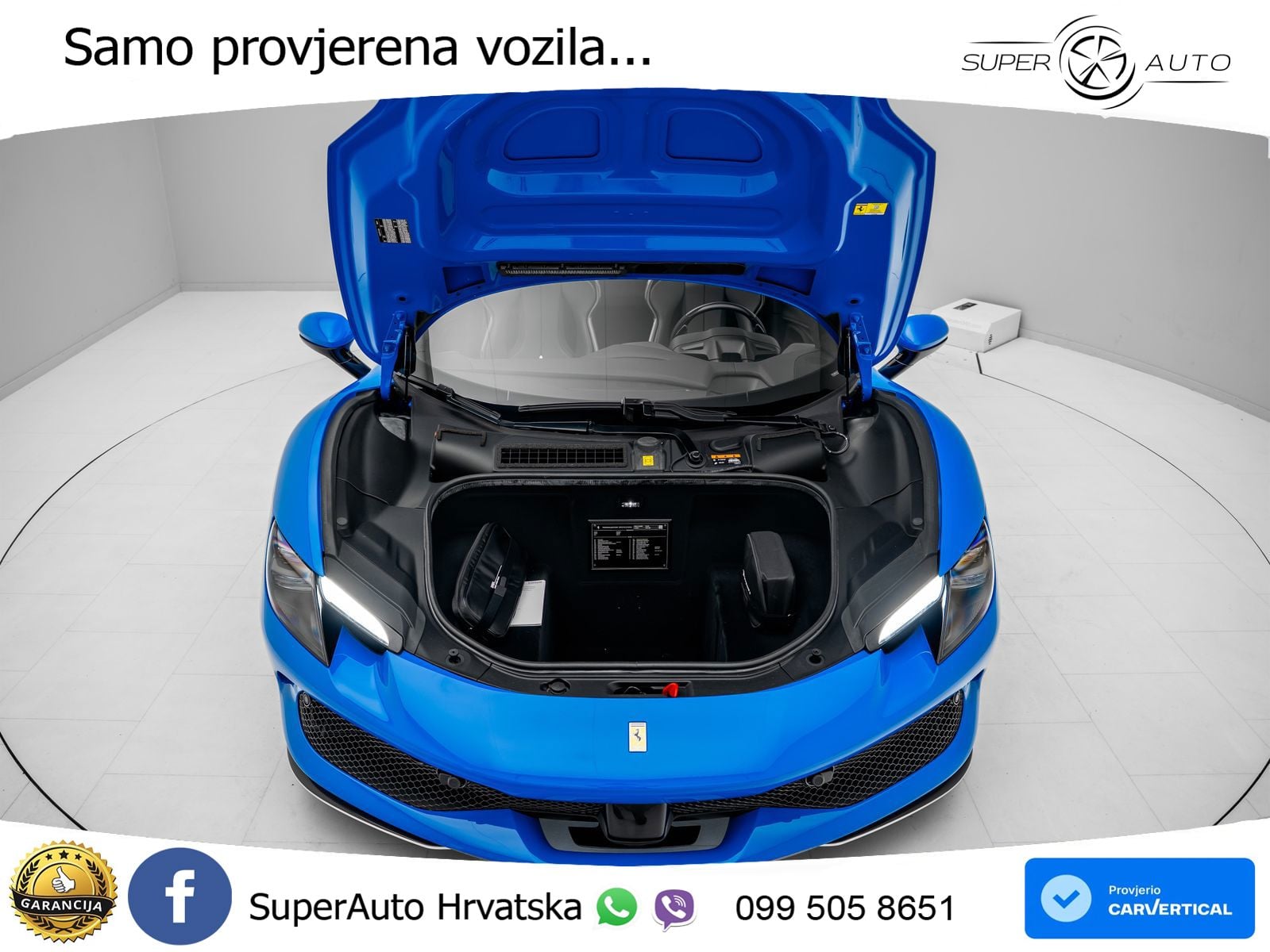 Ferrari 296 GTS 3.0 V6 (830 KS) F1 DCT LED+ACC